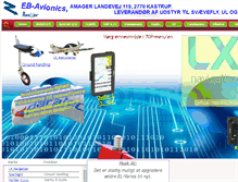 Tablet Screenshot of eb-avionics.dk